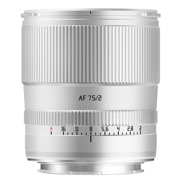 TTArtisan AF 75mm f/2  L Mount silber
