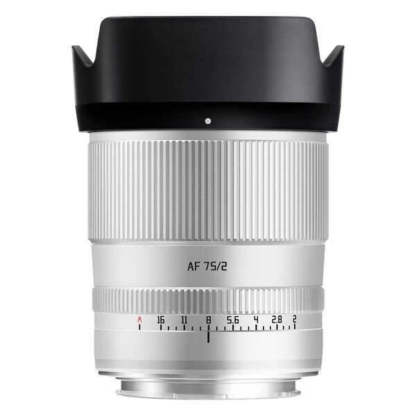 TTArtisan AF 75mm f/2  L Mount silber