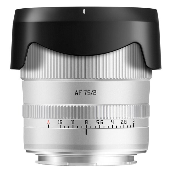 TTArtisan AF 75mm f/2  L Mount silber