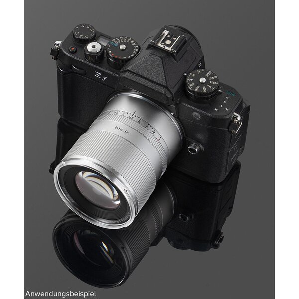TTArtisan AF 75mm f/2  Nikon Z silber