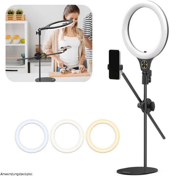 Ulanzi 10 Ringlampe mit Telefonhalterung 