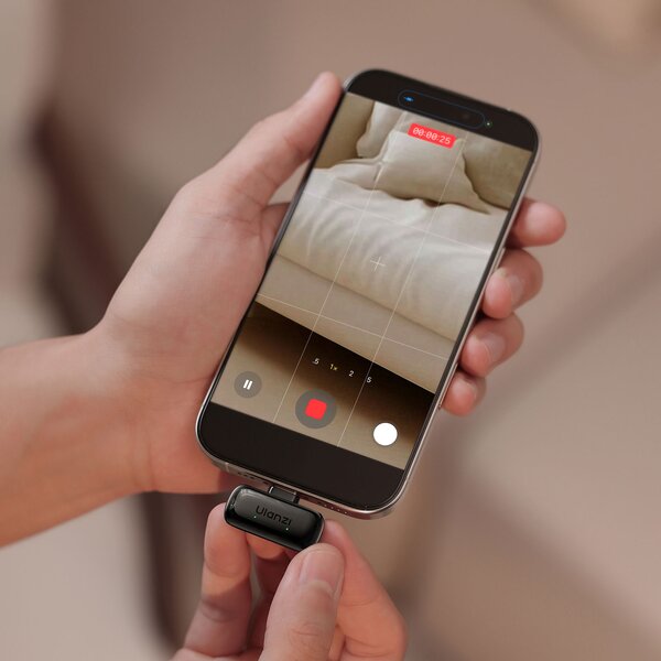 Ulanzi A200 mini mic wireless USB-C  schwarz/weiß