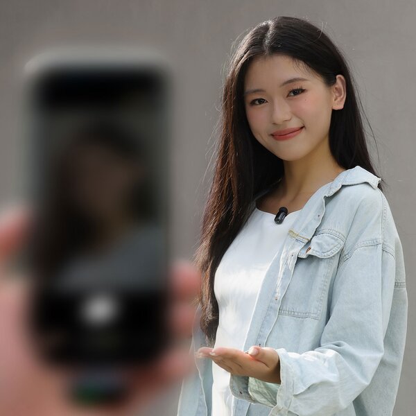 Ulanzi A200 mini mic wireless USB-C  schwarz/weiß