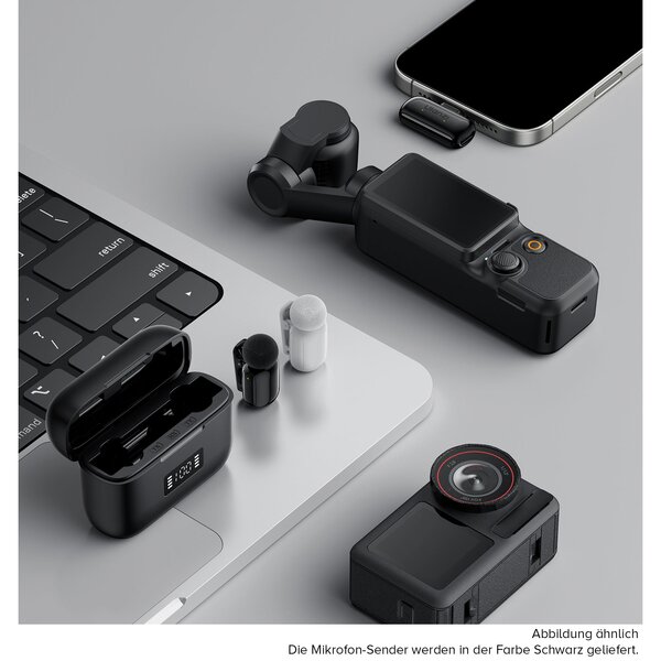 Ulanzi A200 mini mic wireless USB-C  schwarz