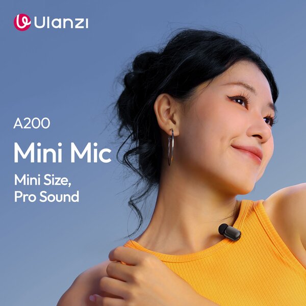Ulanzi A200 mini mic wireless USB-C  schwarz