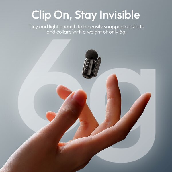 Ulanzi A200 mini mic wireless USB-C  schwarz