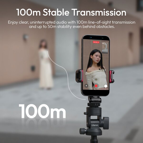 Ulanzi A200 mini mic wireless USB-C  schwarz