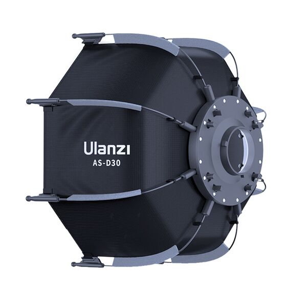 Ulanzi AS D30 Octagonal Softbox With Mini Bowens Mount And Grid 30cm 