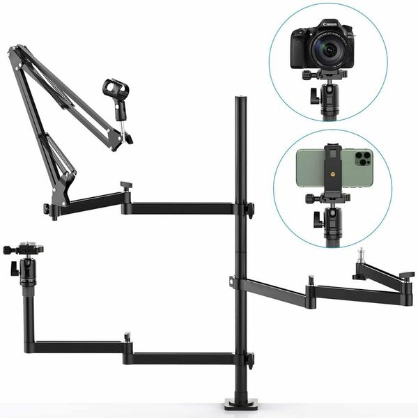 Ulanzi Broadcast Desktop Stand mit 3 Armen 