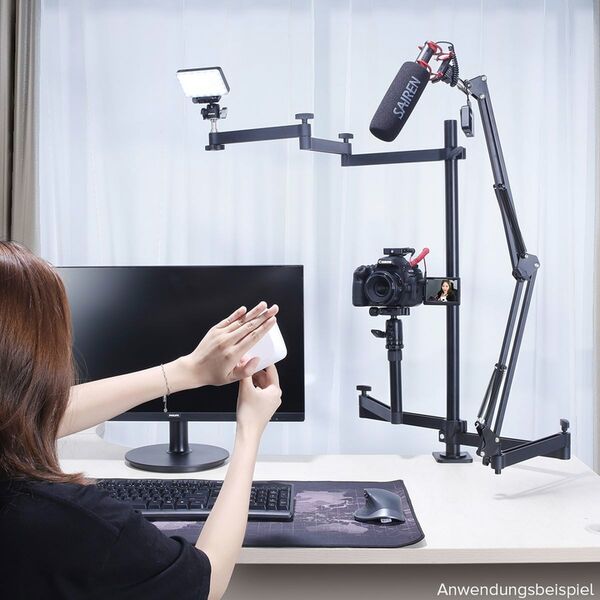 Ulanzi Broadcast Desktop Stand mit 3 Armen 