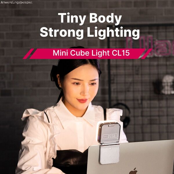 Ulanzi CL15 Laptop Lampe mit Saugnapfen 