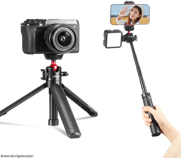 Ulanzi MT-16 Vlog Tripod Kamerahalter & Selfie Stick w/ C 