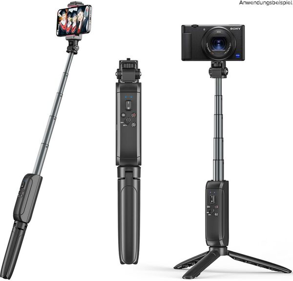 Ulanzi MT-40 Selfie Stick Tripod w/ Remote For Camera 