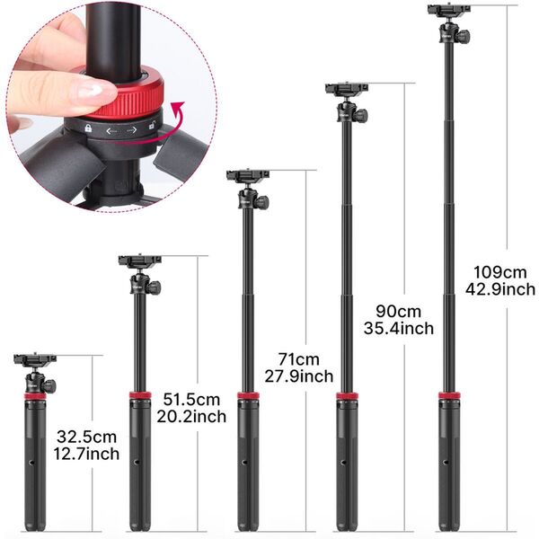 Ulanzi MT-44 Selfie Stick Tripod bis 110cm 