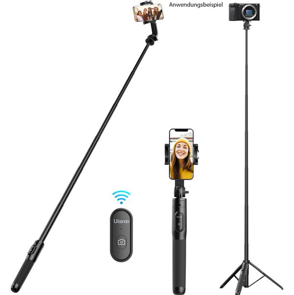Ulanzi SK-03 Selfie Stick Stativ mit Bluetooth-Shutter  1,6 m