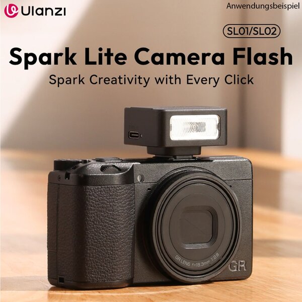 Ulanzi SL01 Spark Lite Mini-Kamerablitz 