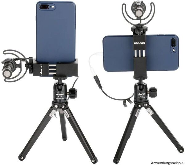 Ulanzi ST-02S Phone Holder w/ Cold Shoe-Mount Metal 