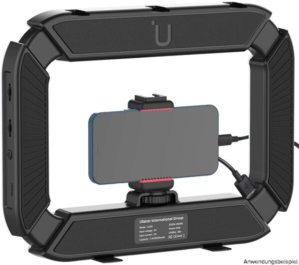 Ulanzi U200 Ringlampe mit integrierter Powerbank 