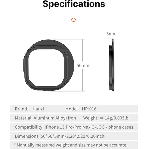 Ulanzi UKA03 Schnellwechselplatte 
