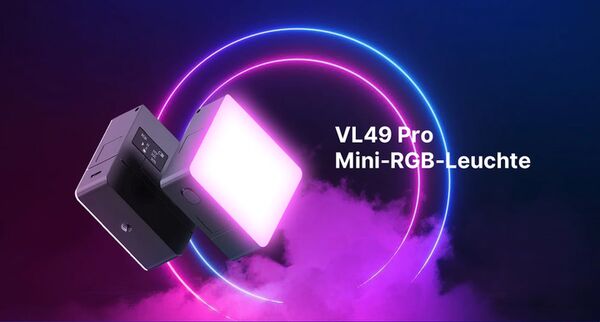 Ulanzi VL49 Pro Mini RGB Video Lamp 