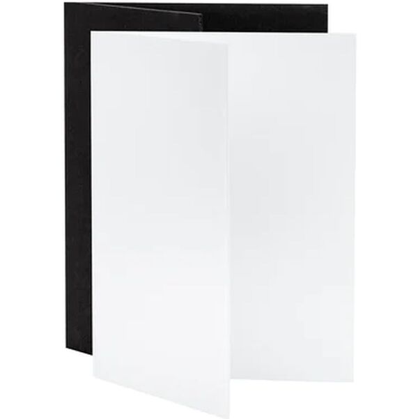 V-Flat World Tabletop V-Flats  Small 12' x 18' 2 x weiß, 2 x schwarz