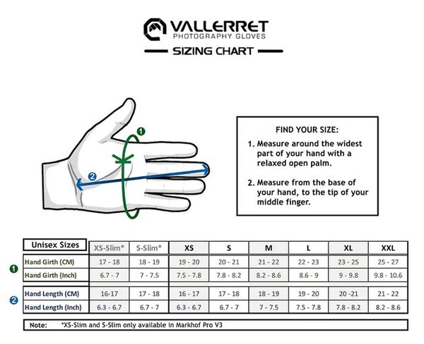 Vallerret Fotohandschuhe Power Stretch Pro Liner  XXL