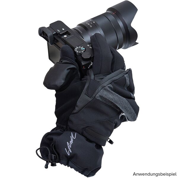 Vallerret Fotohandschuhe Skadi LRS  L Schwarz