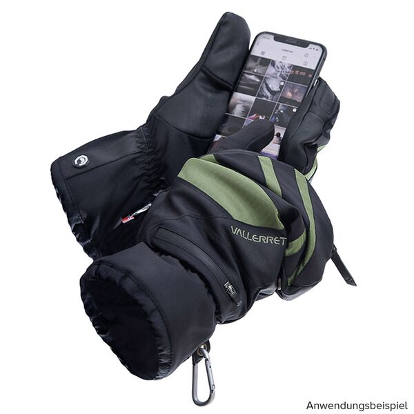 Vallerret Fotohandschuhe Skadi LRS  M Olivgrün