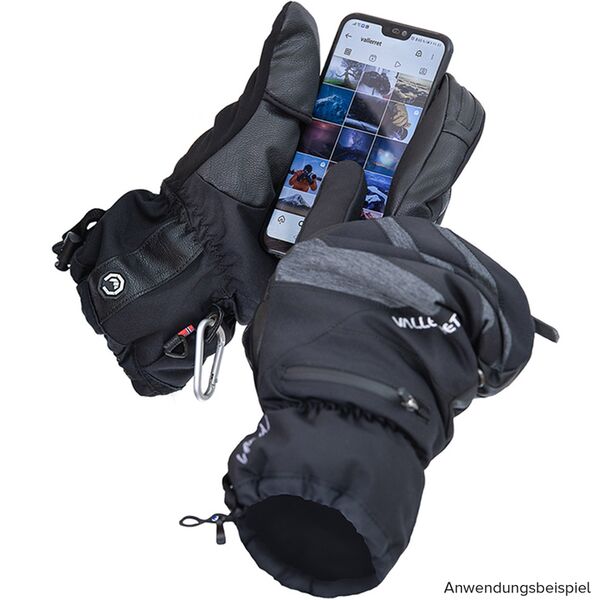 Vallerret Fotohandschuhe Skadi LRS  M Schwarz