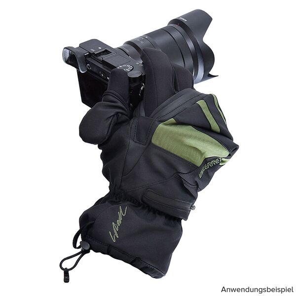 Vallerret Fotohandschuhe Skadi LRS  XL Olivgrün