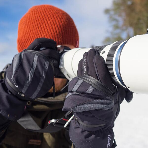 Vallerret Fotohandschuhe Skadi LRS  XS Schwarz