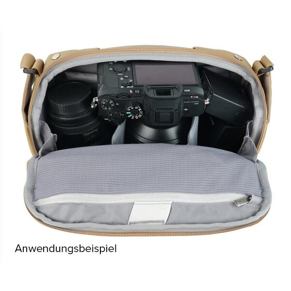 Vanguard VEO METRO Schultertasche  4 Liter Beige