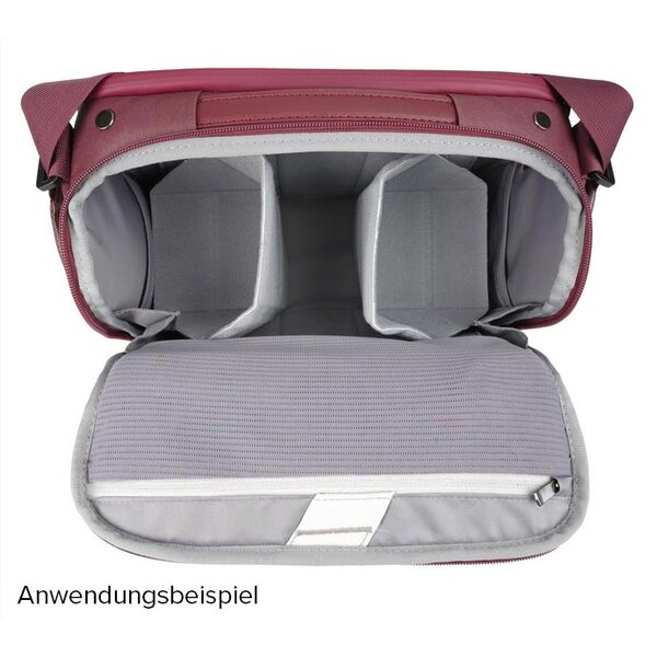 Vanguard VEO METRO Schultertasche  7 Liter Burgunder