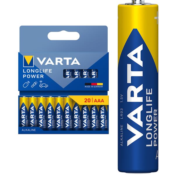 Varta Longlife Power Micro AAA  20er