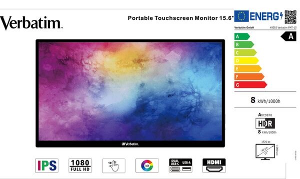 Verbatim portabler Monitor  PMT-15 
