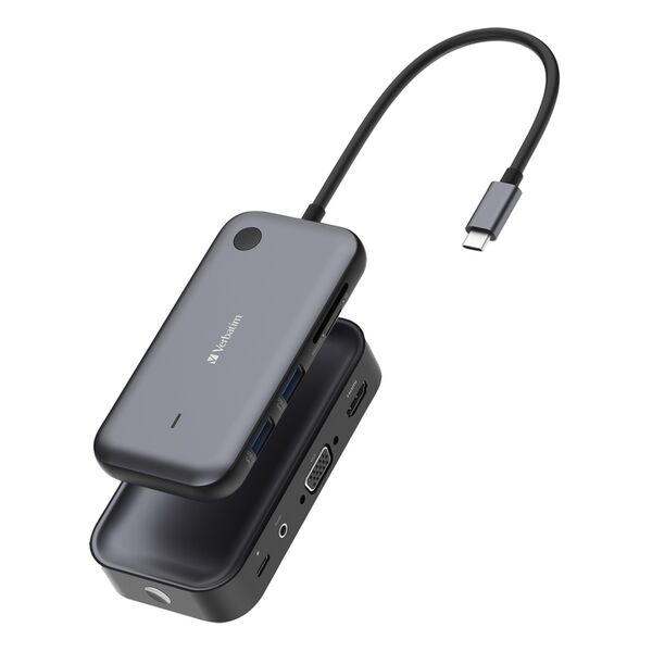 Verbatim Share My Screen WDA-01, 1080p Wireless Video-Adapter mit Hub 