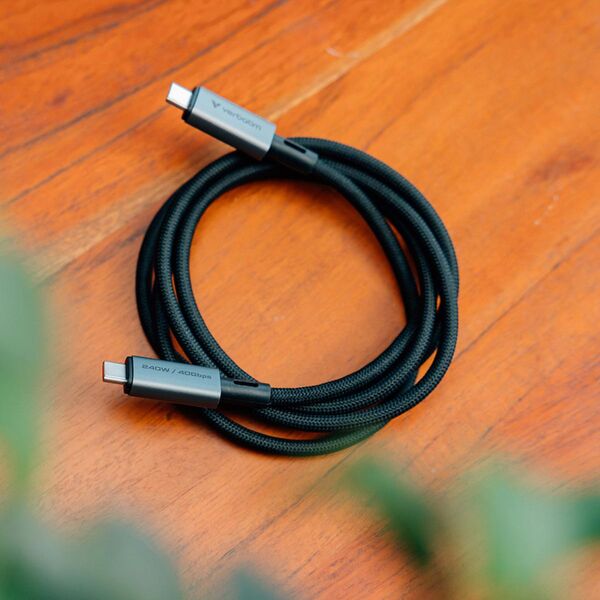 Verbatim USB-C/USB-C 1,2m schwarz 240W Ladekabel, Sync&Charge, 40GBit/s 