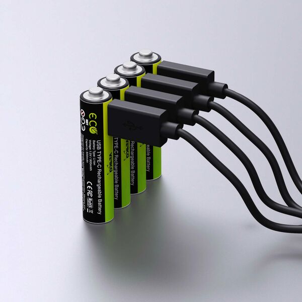 Verico LoopEnergy mit USB-C Eingang  USB AAA-Akkus 900mWh