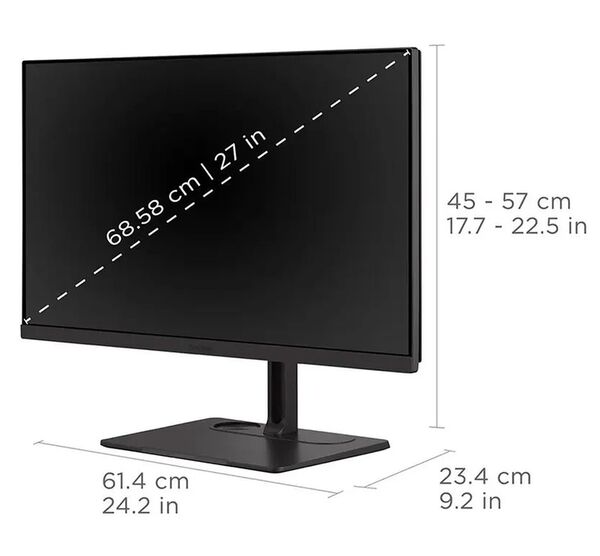 Viewsonic VP2776T-4K LED-Monitor 4K  27 Zoll