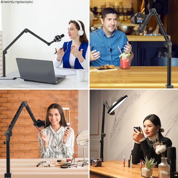 VIJIM LS24 Mikrofonarm 3 Teile - mit Kabelführung 