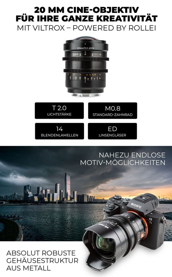 Viltrox 20mm t/2.0   Sony FE-Mount