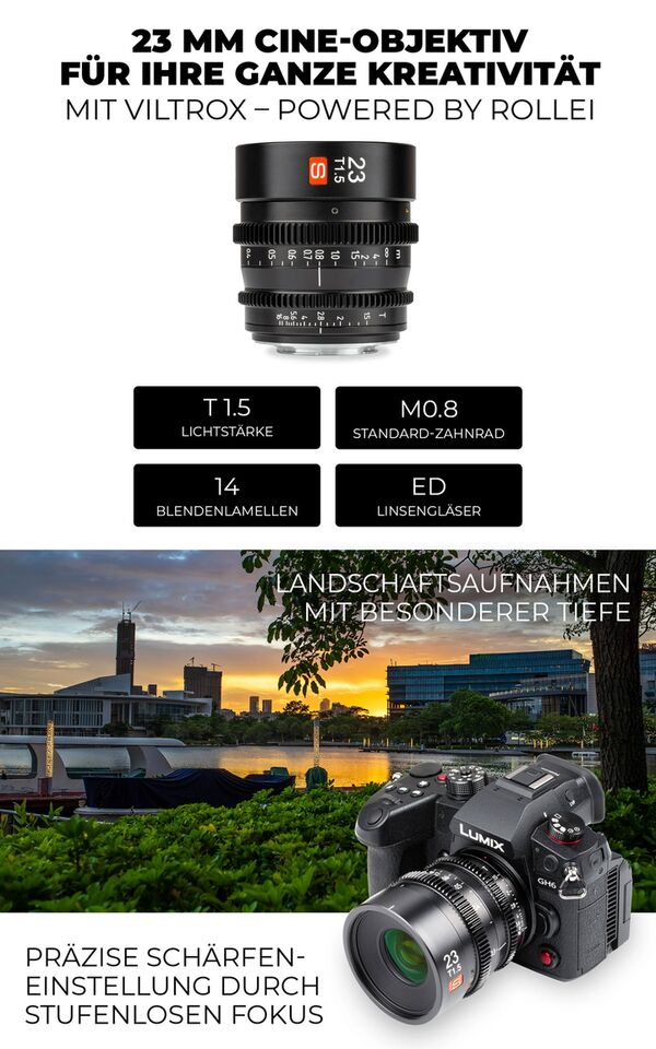 Viltrox S 23mm t/1.5  Micro Four Thirds