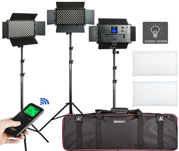 Viltrox VL D640T LED Light  Triple Kit
