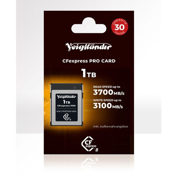 Voigtländer CFexpress Professional, Typ-B (3700/3100 MB/s)  1 TB