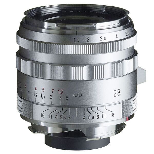 Voigtländer Nokton 28mm f/1,5 Type II VM asphärisch  Leica M silber