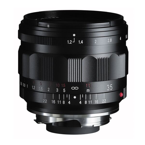 Voigtländer Nokton 35mm f/1,2 IV  VM, asphärisch  Leica M schwarz