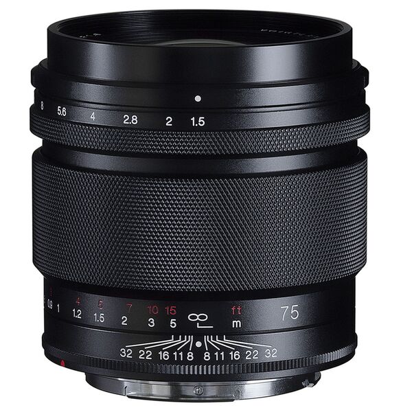 Voigtländer Nokton 75mm f/1,5 asph.  Canon RF