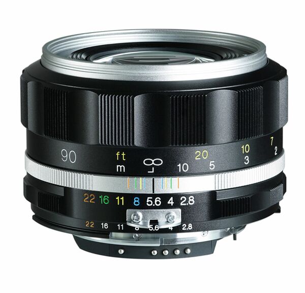 Voigtländer APO-Skopar 90mm f/2,8 SLII-S  Nikon FX schwarz-silber