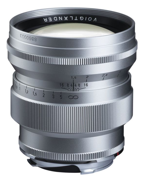 Voigtländer Nokton 75mm f/1,5 asph. VM  Leica M silber