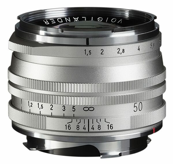 Voigtländer Nokton 50mm f/1,5 VM M.C.asphärisch  Leica M silber